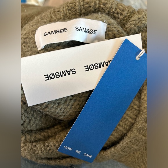 Samsoe Molli Turtleneck Pullover Sweater Size XS/S NWT Covert Green - Picture 5 of 6